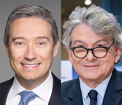 François-Philippe Champagne, Thierry Breton